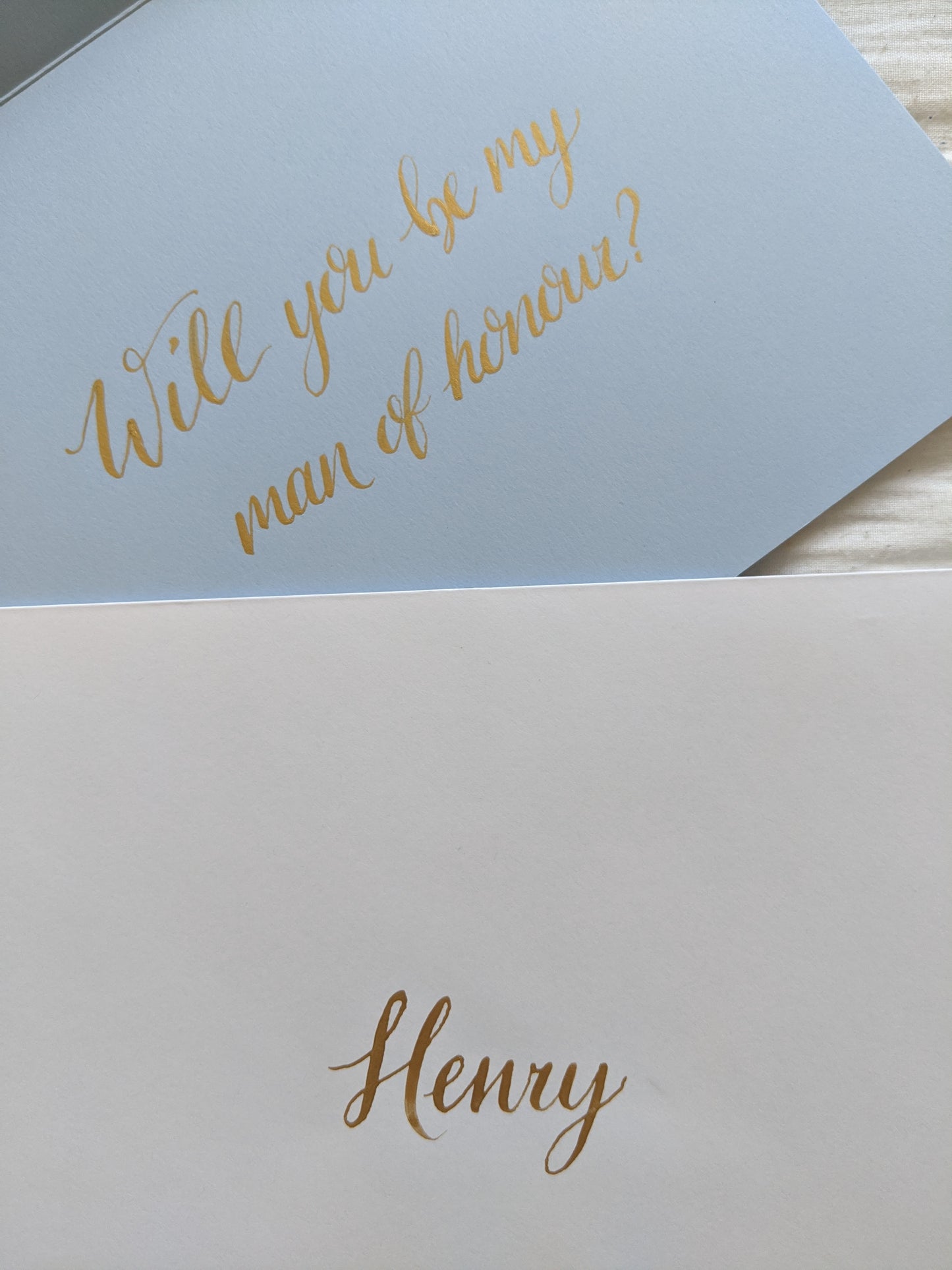 Proposal cards