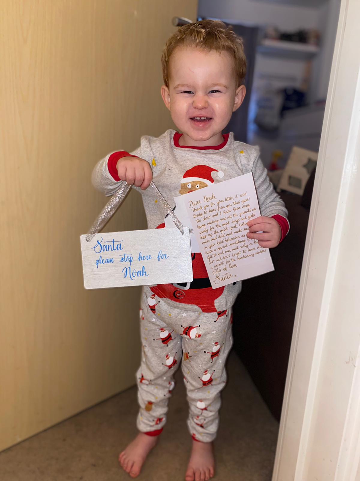 Santa sign
