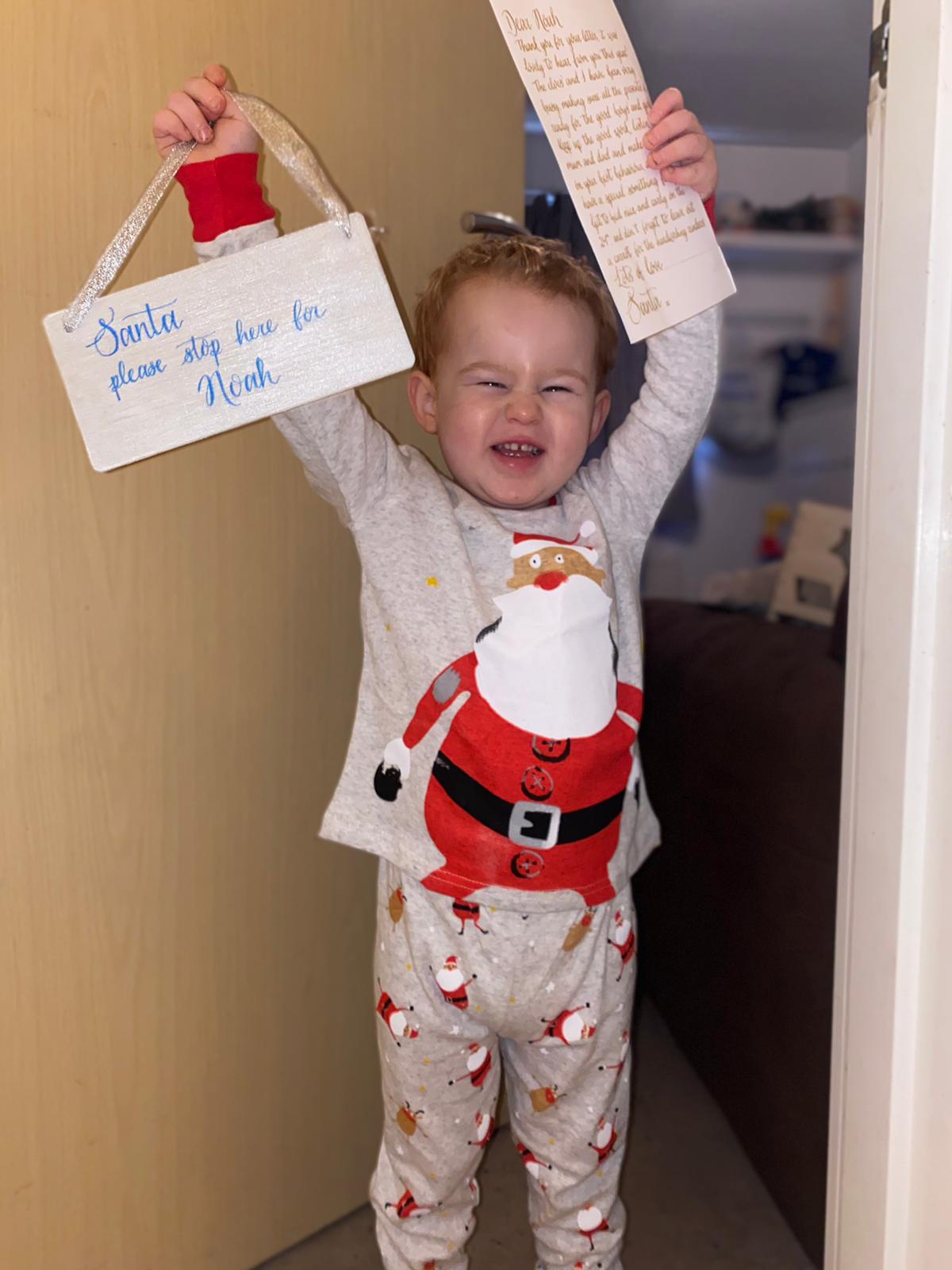 Santa sign