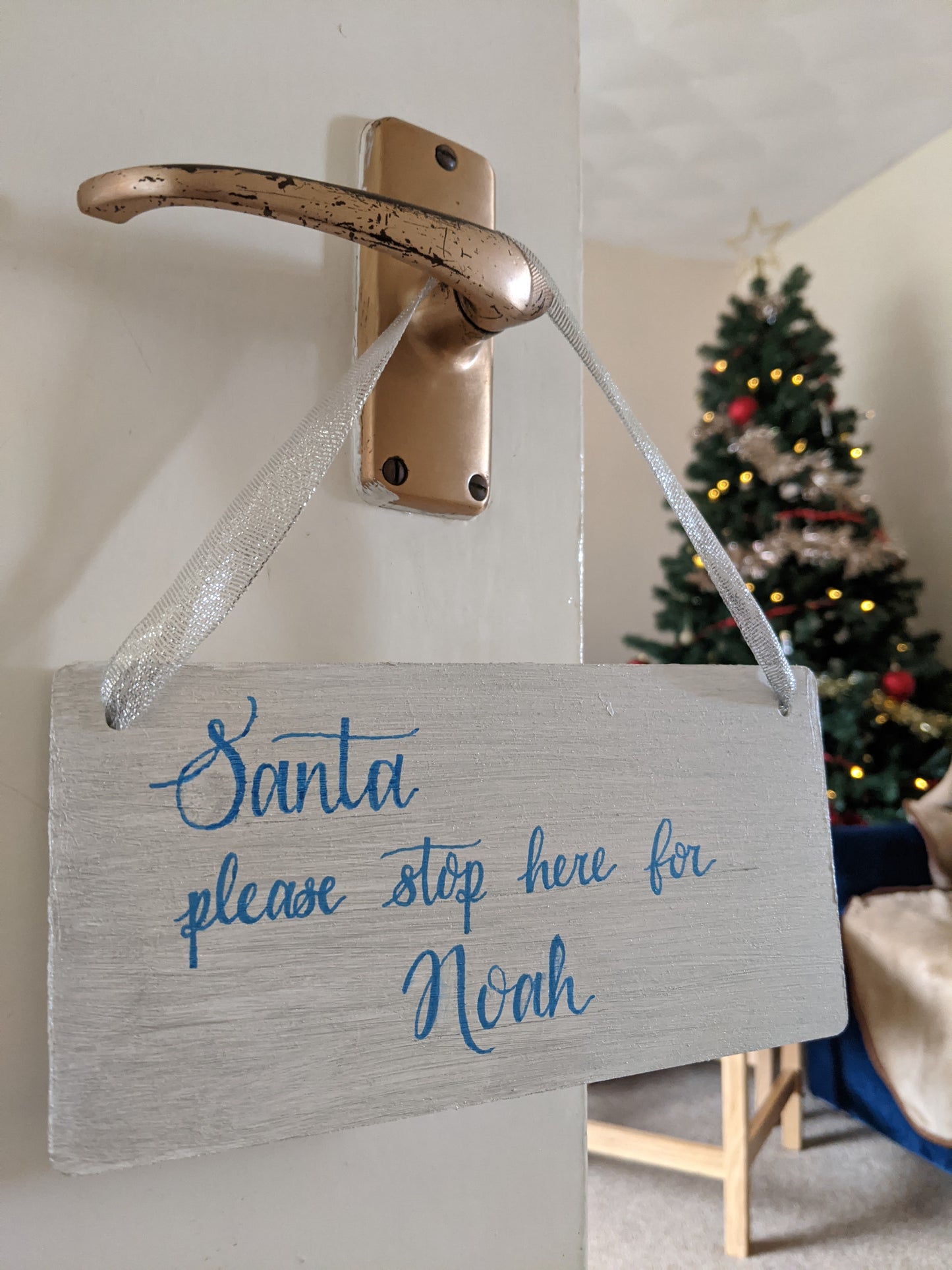 Santa sign