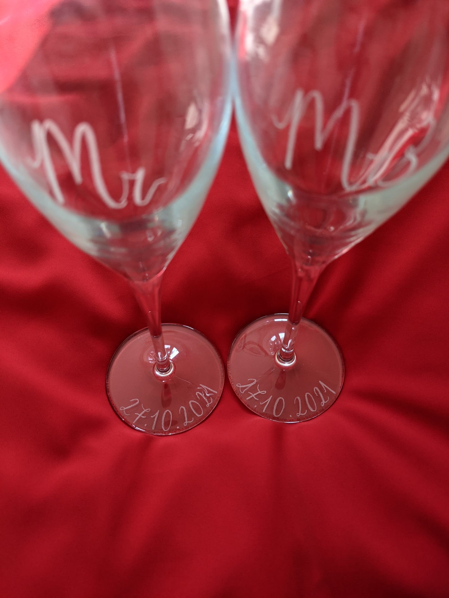 Engraved glasses