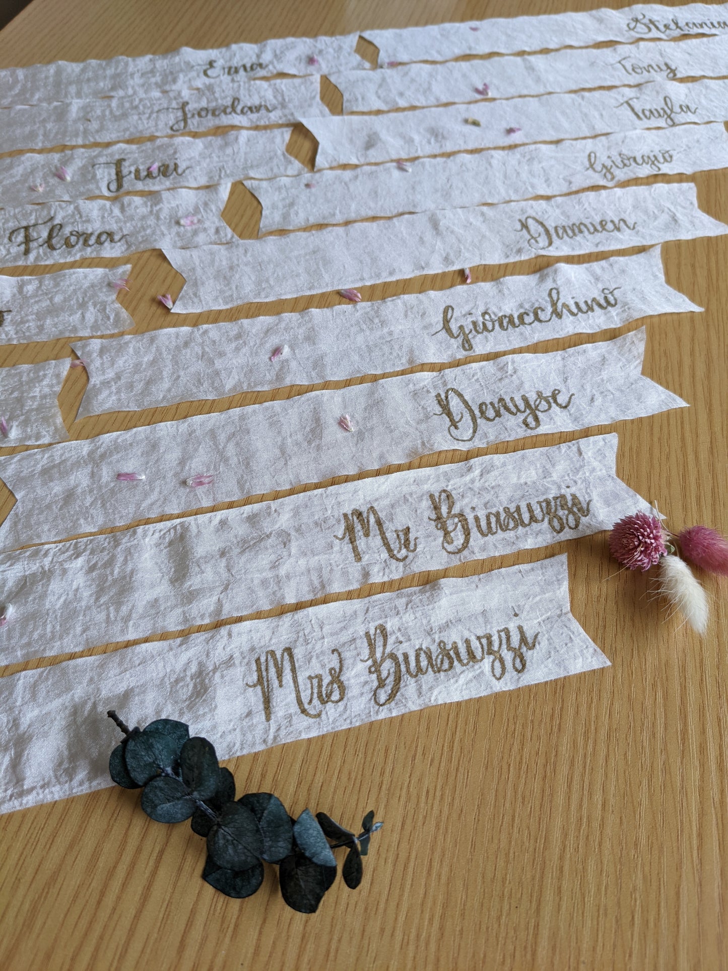 Flat ribbon place names