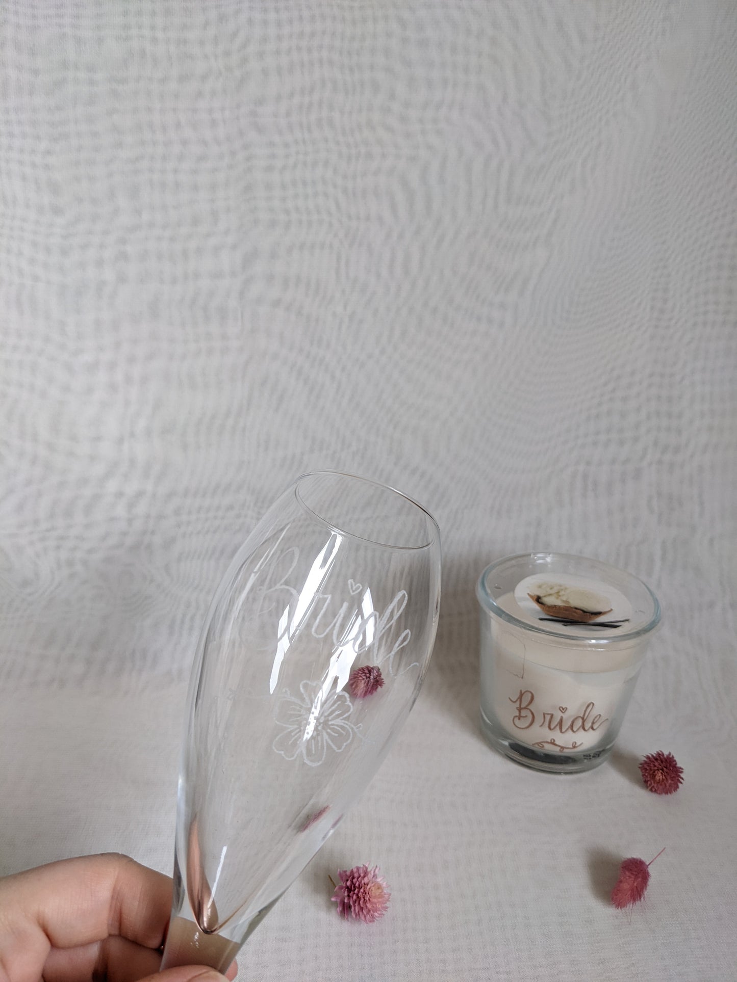 Candle engraving