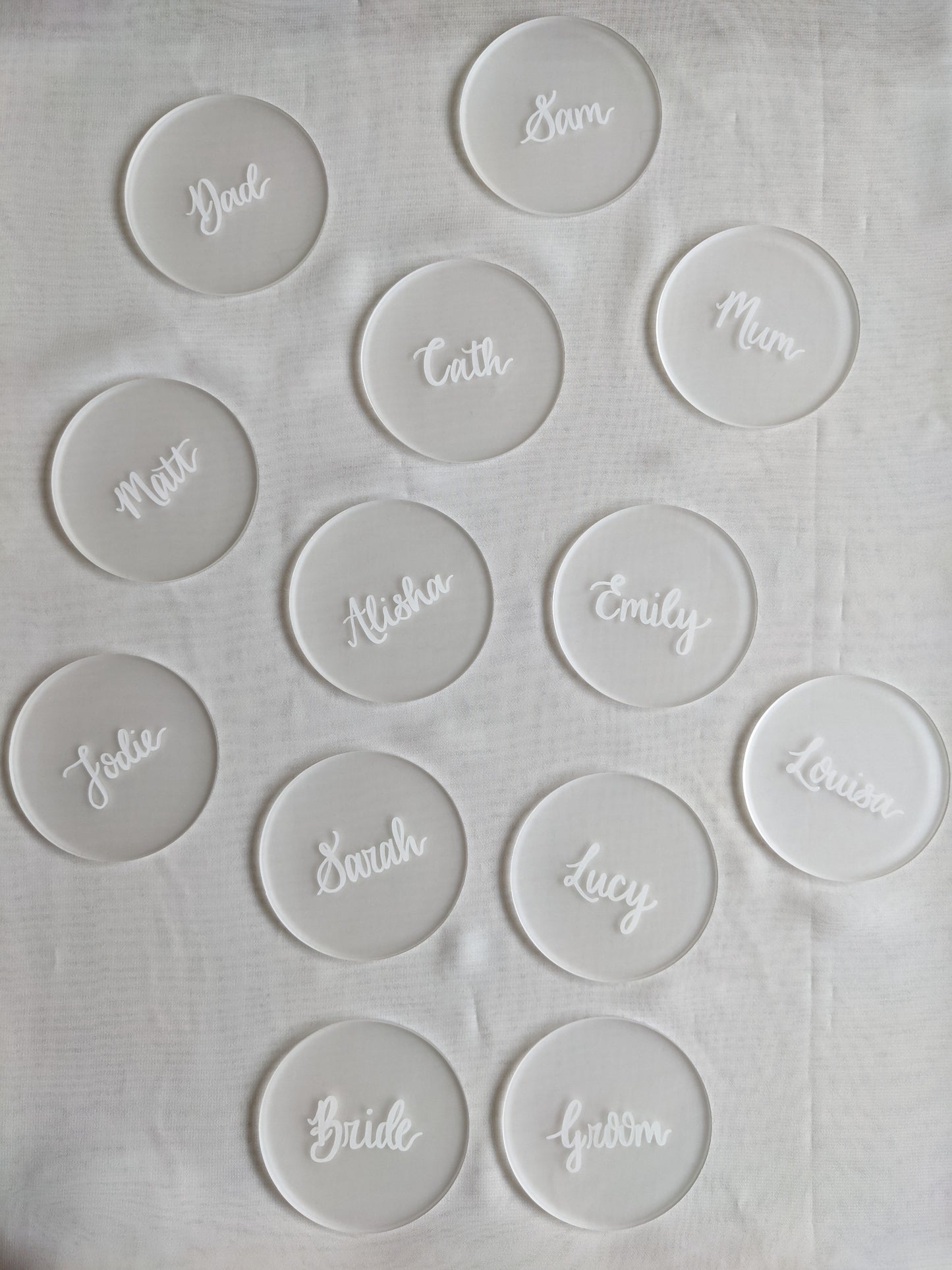 Acrylic place names
