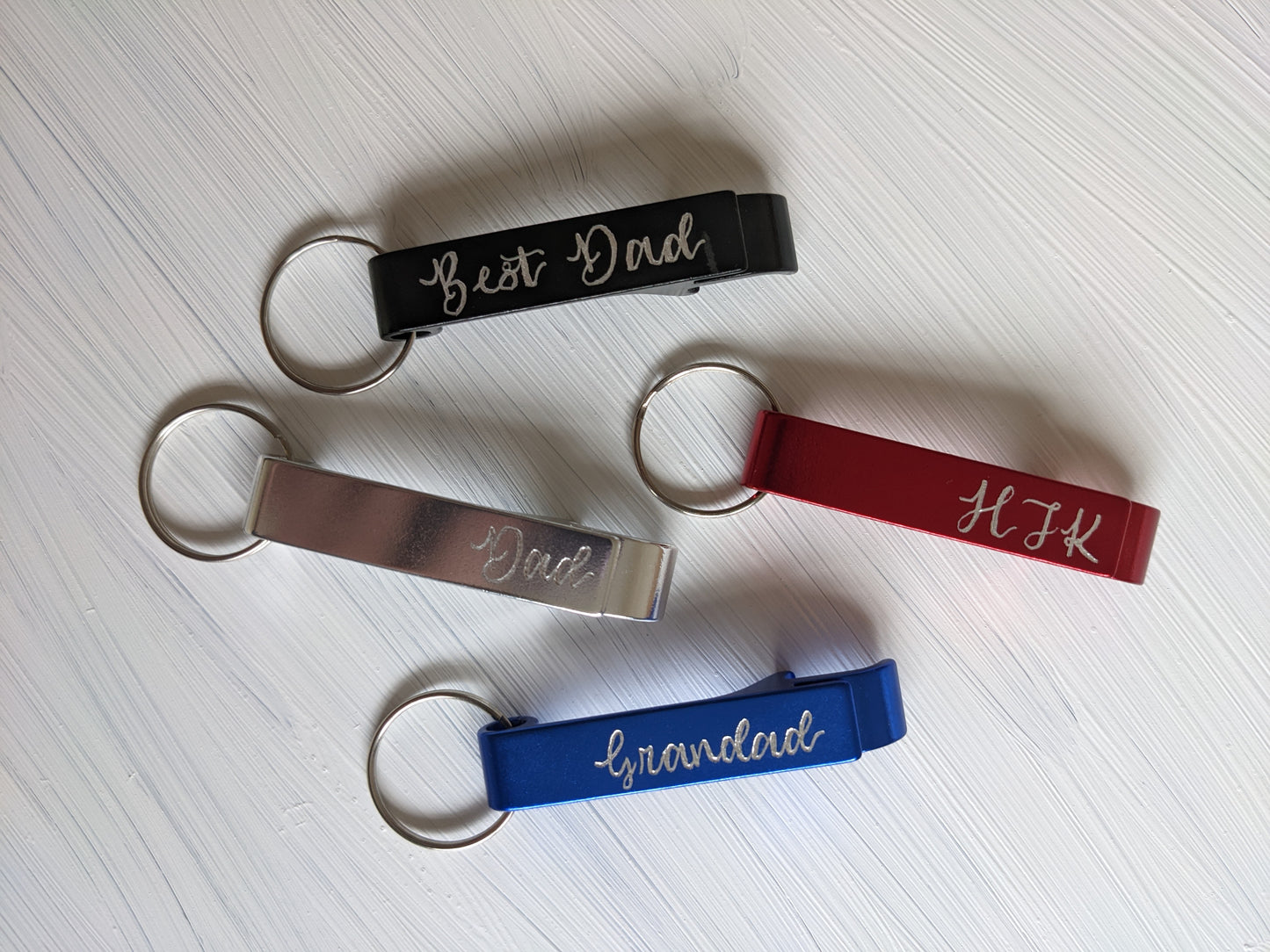 Engraved keyring