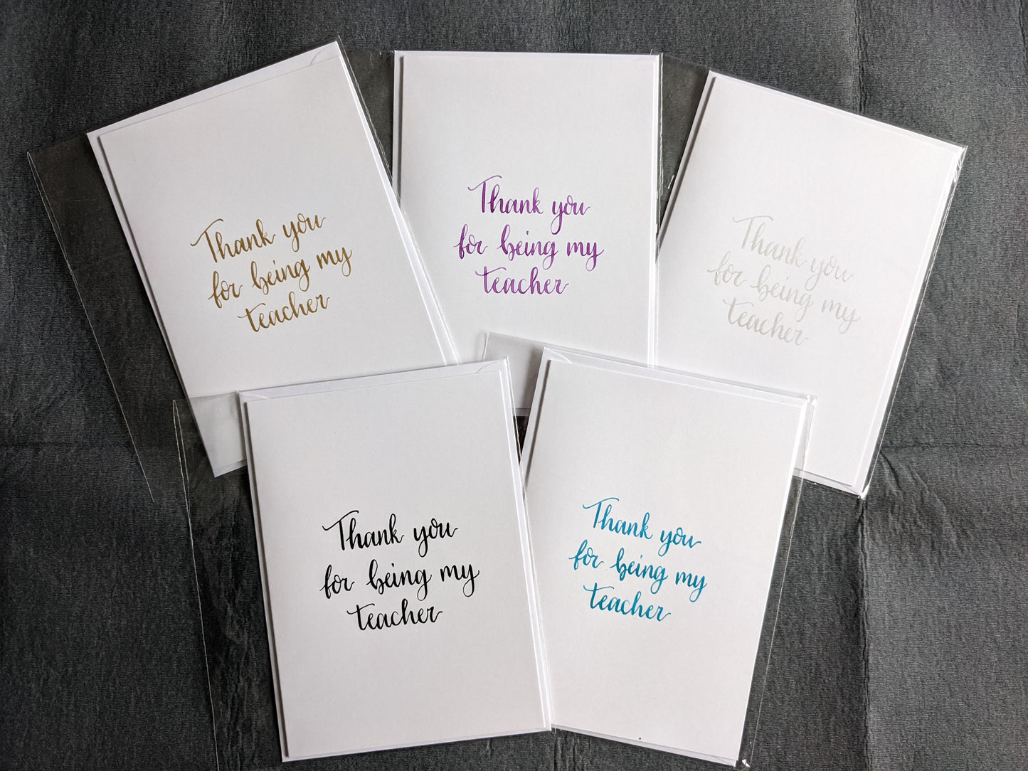 Thank you/teacher cards