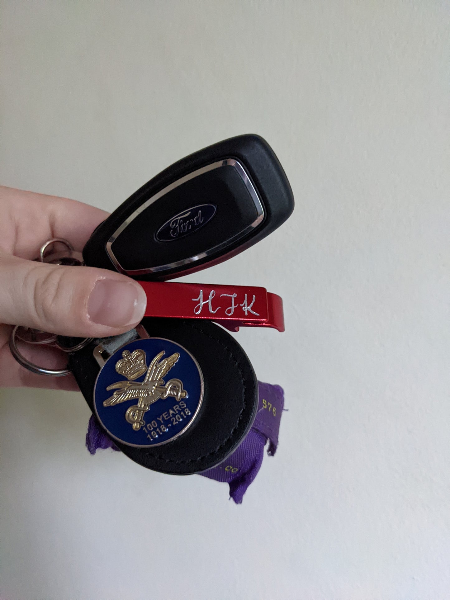 Engraved keyring