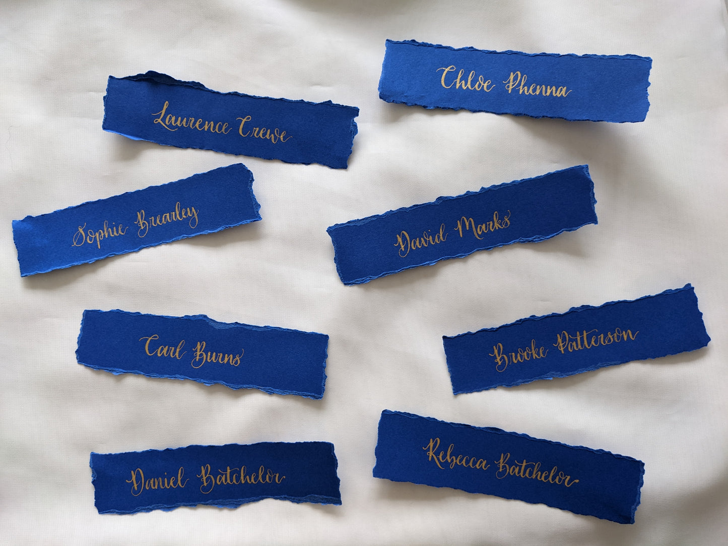 Deckled flat place names