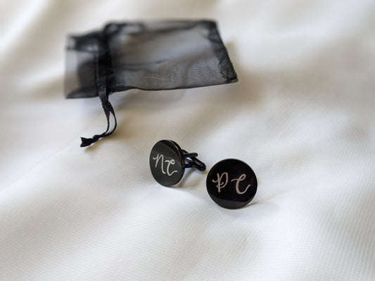 Engraved cufflinks