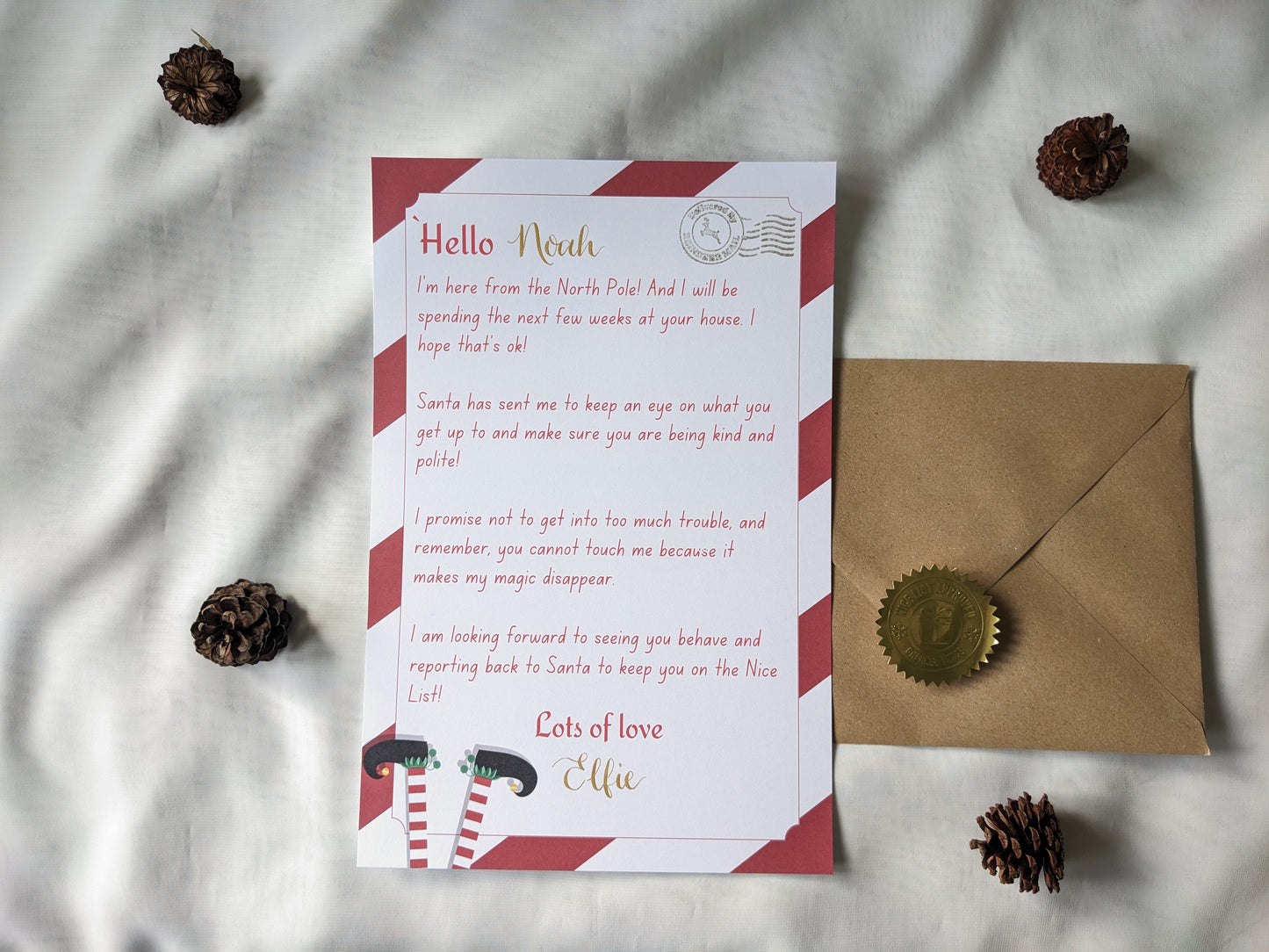 Santa and elf letters