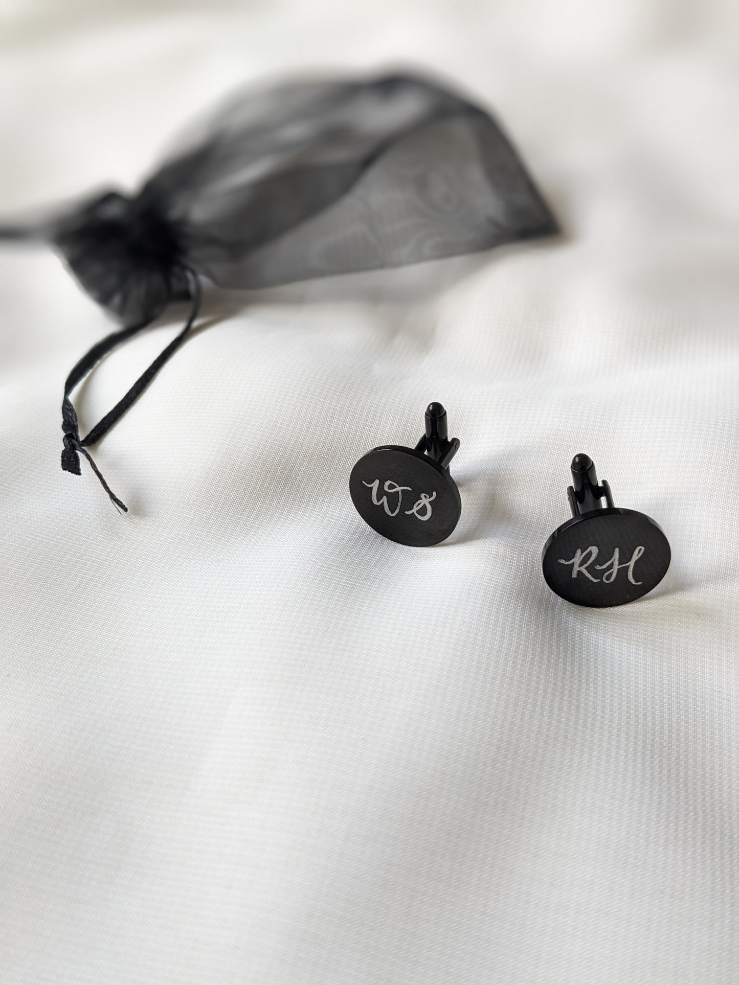 Engraved cufflinks