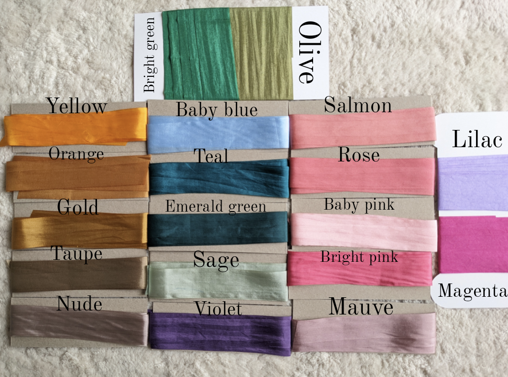 Calligraphy ribbons