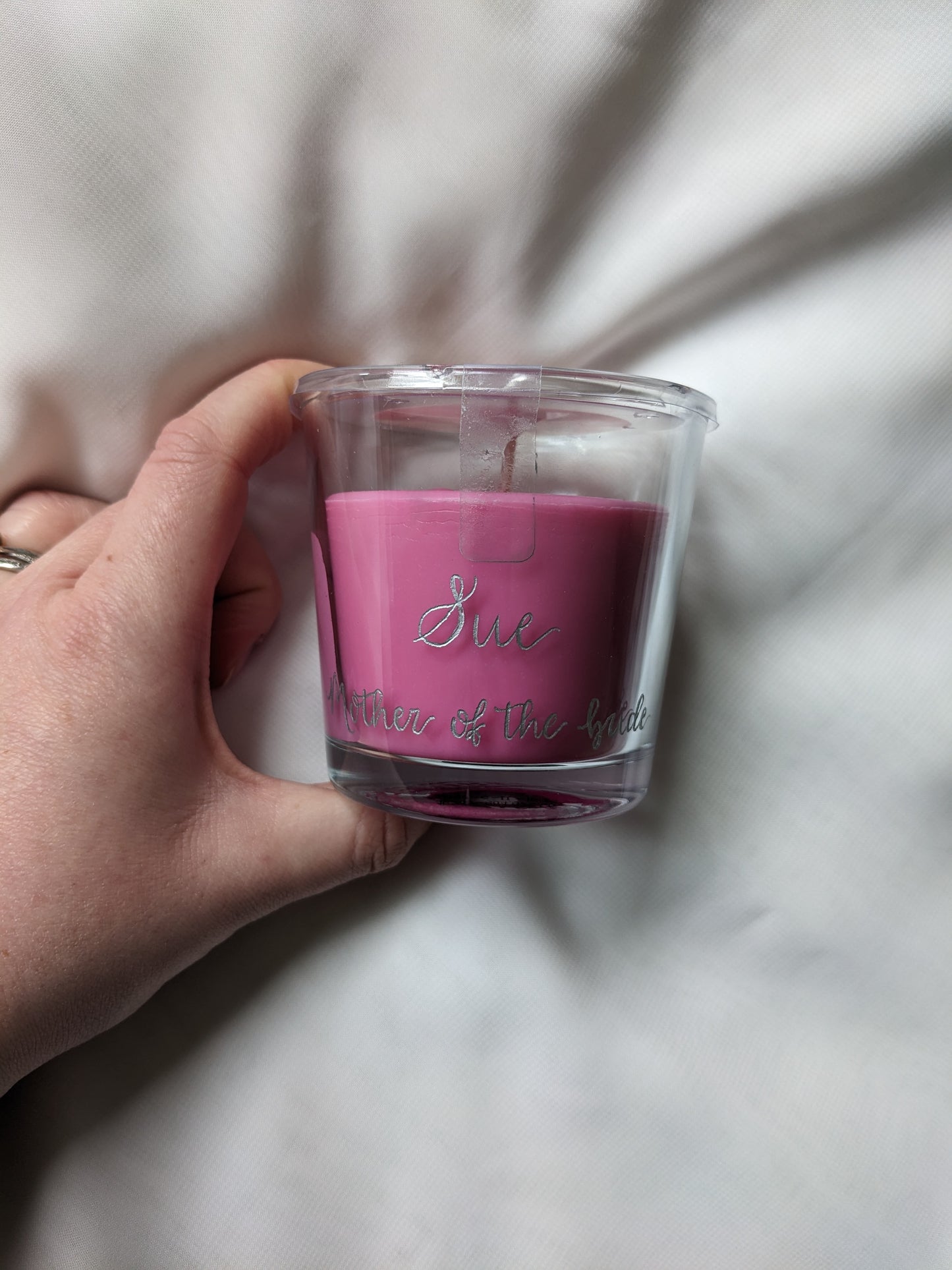 Candle engraving