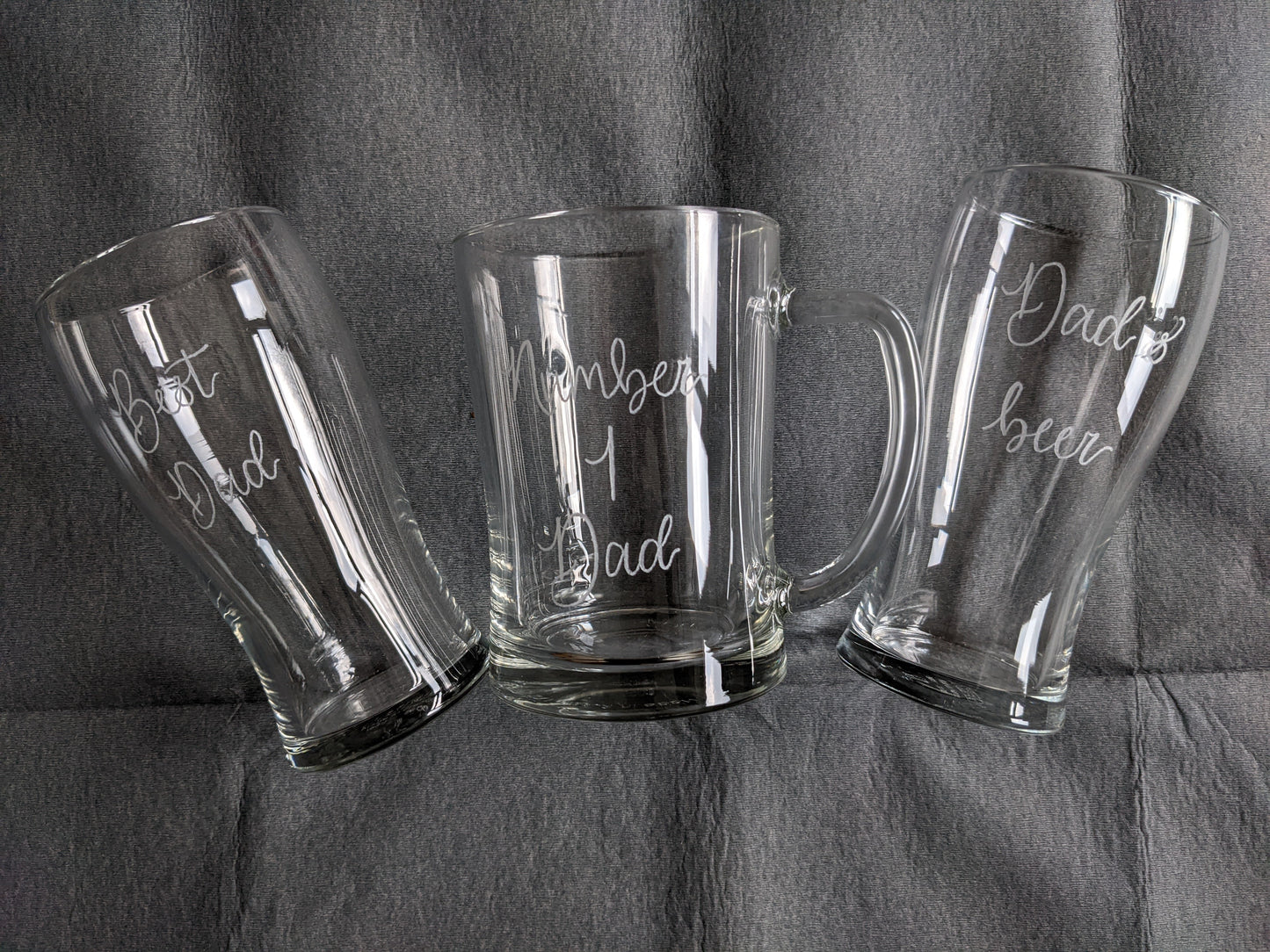 Engraved glasses