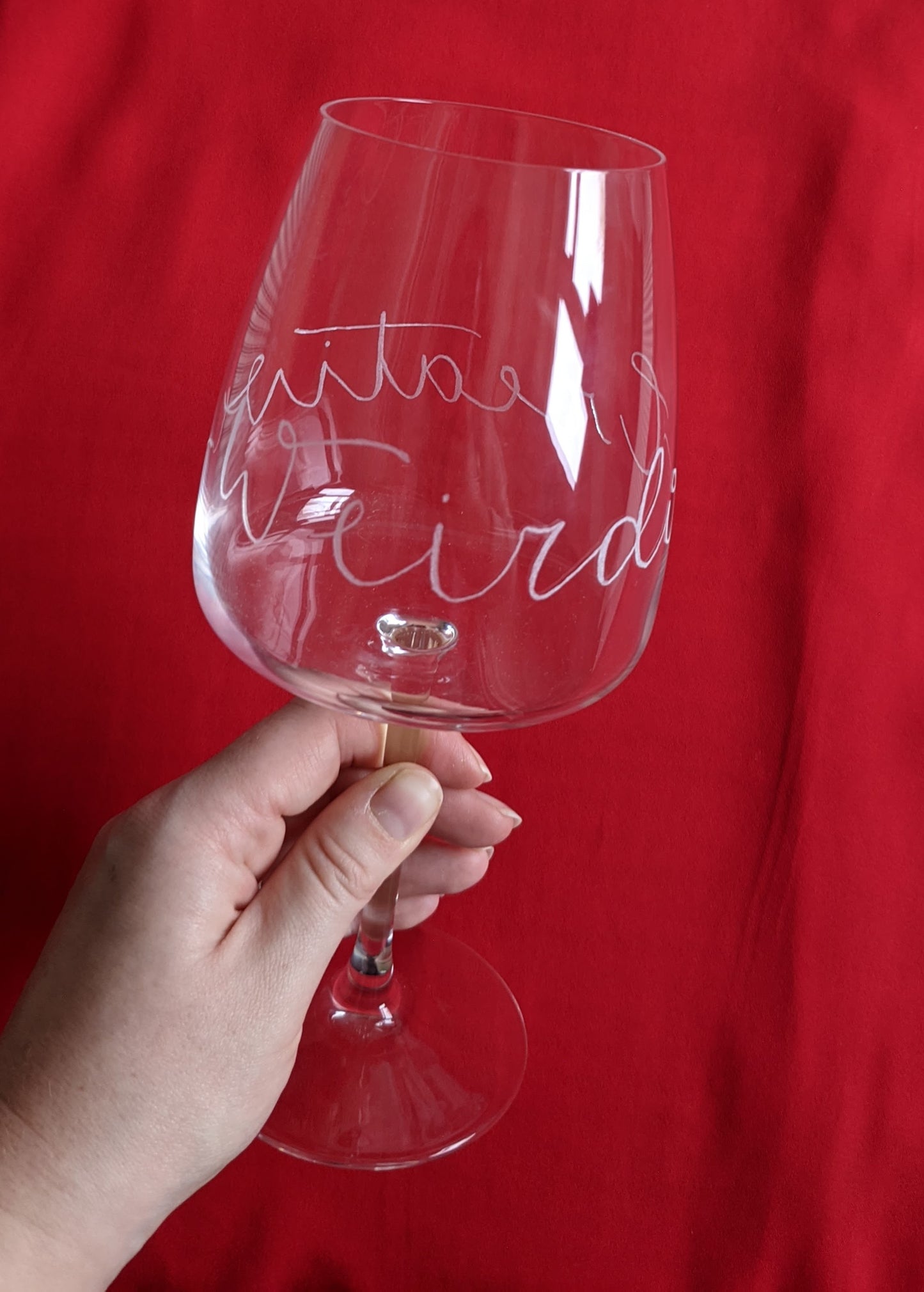 Engraved glasses