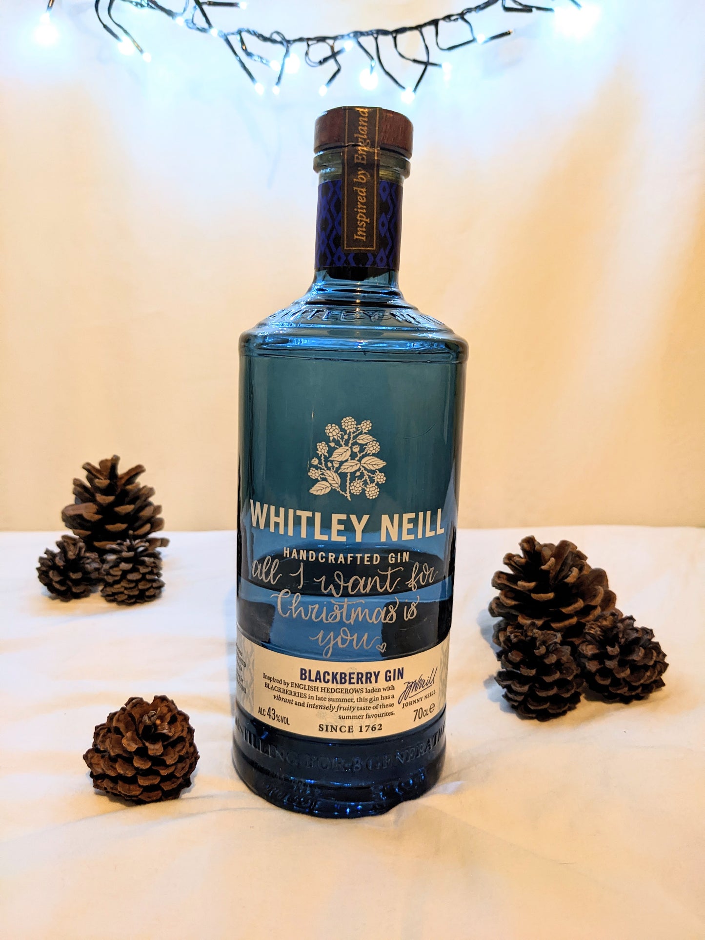 Alcohol engraving