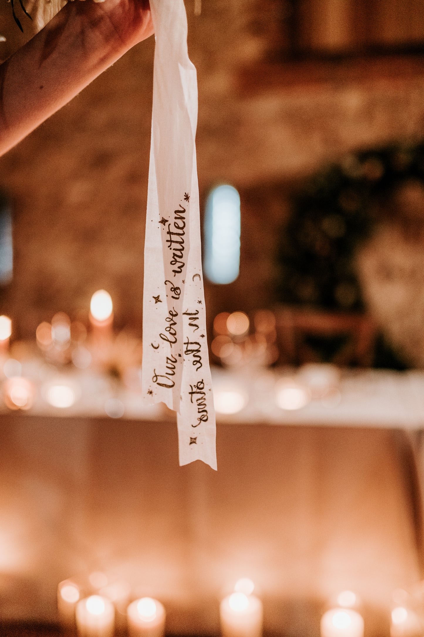 Calligraphy ribbons