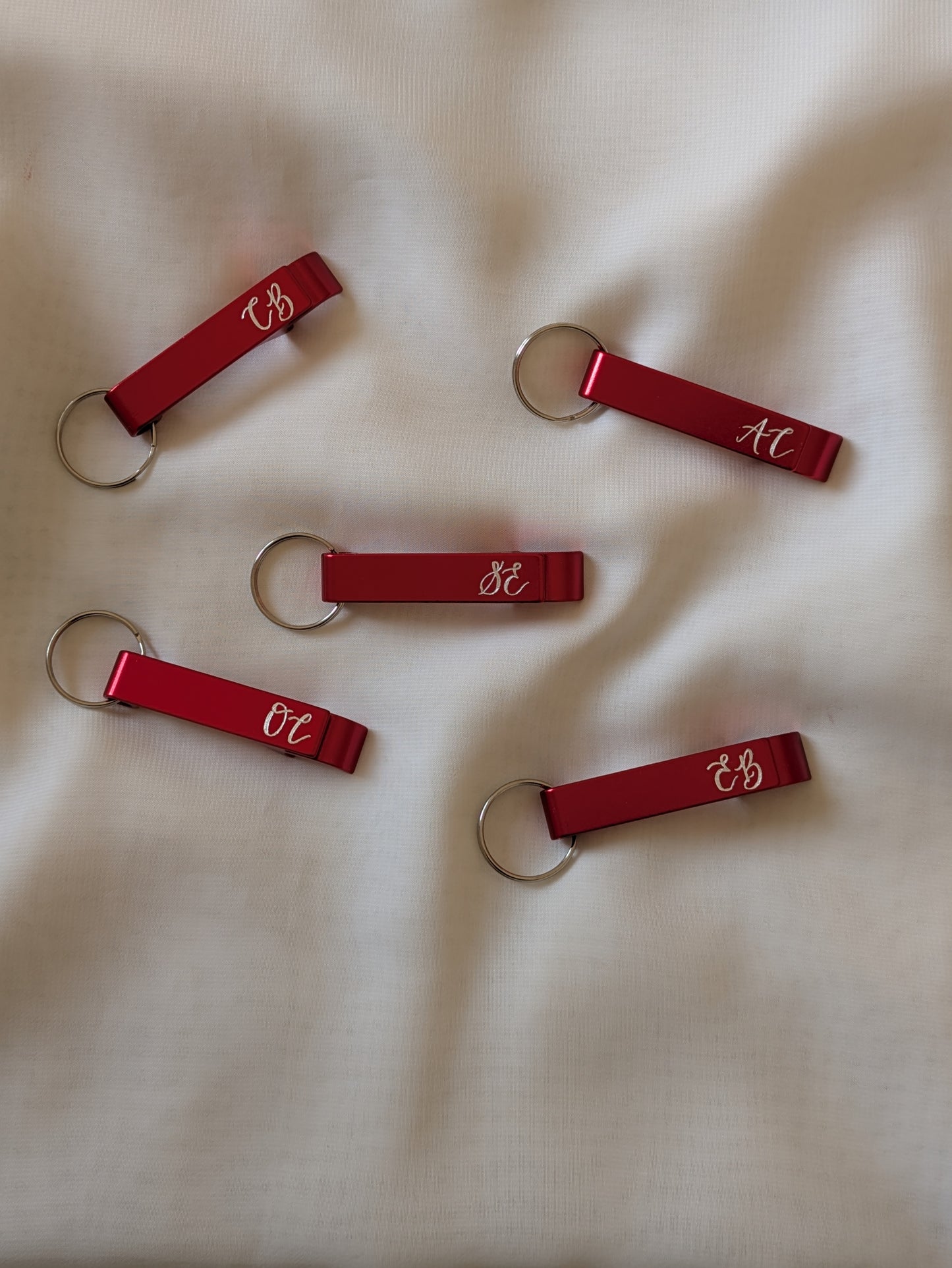 Engraved keyring