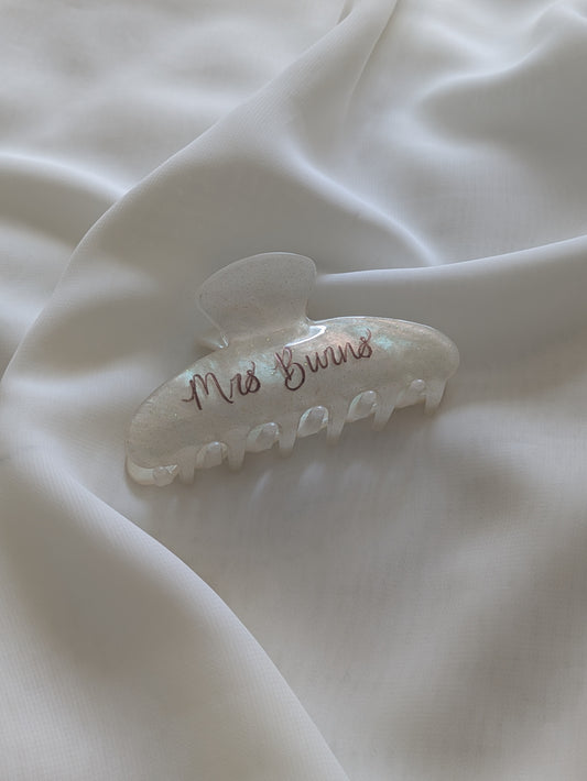 Engraved hair accessories