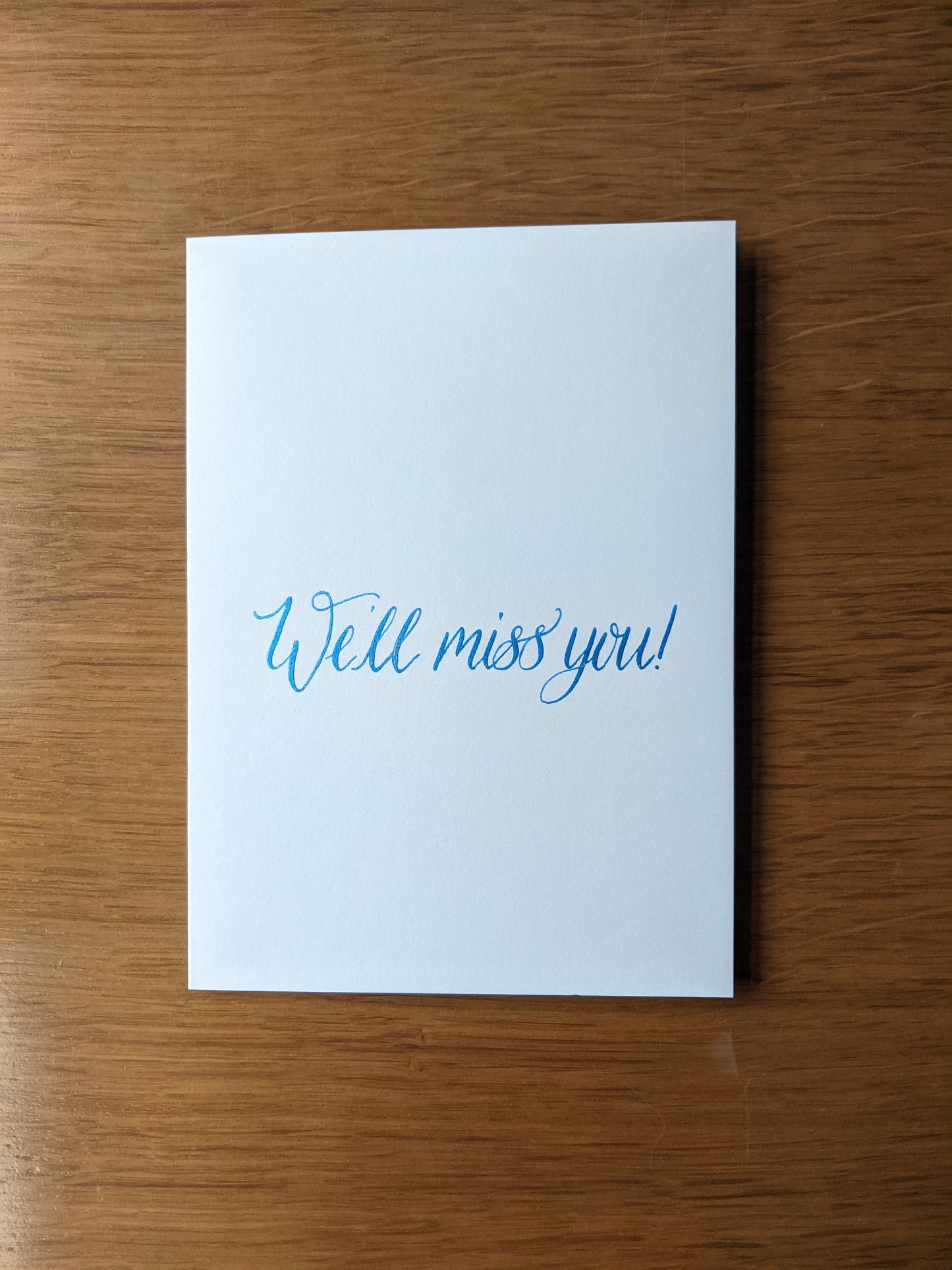 Good luck card