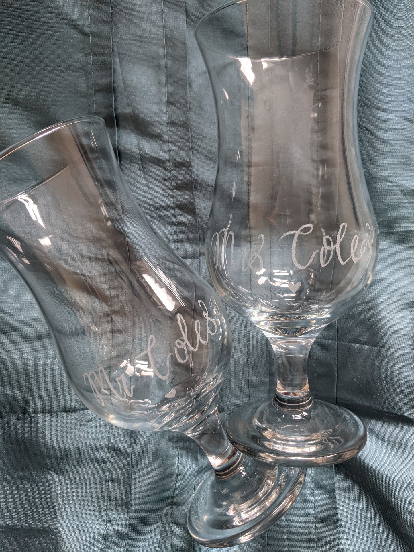 Engraved glasses