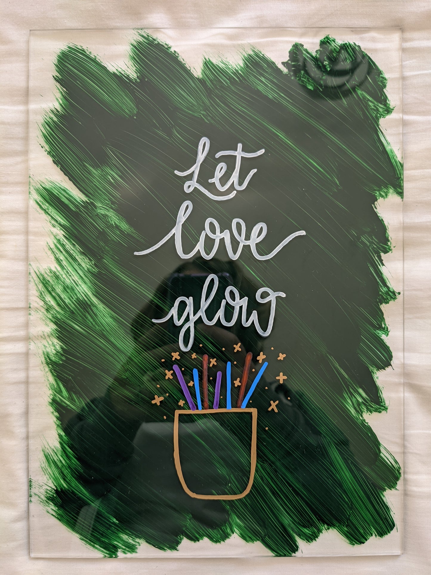 A4 acrylic wedding sign