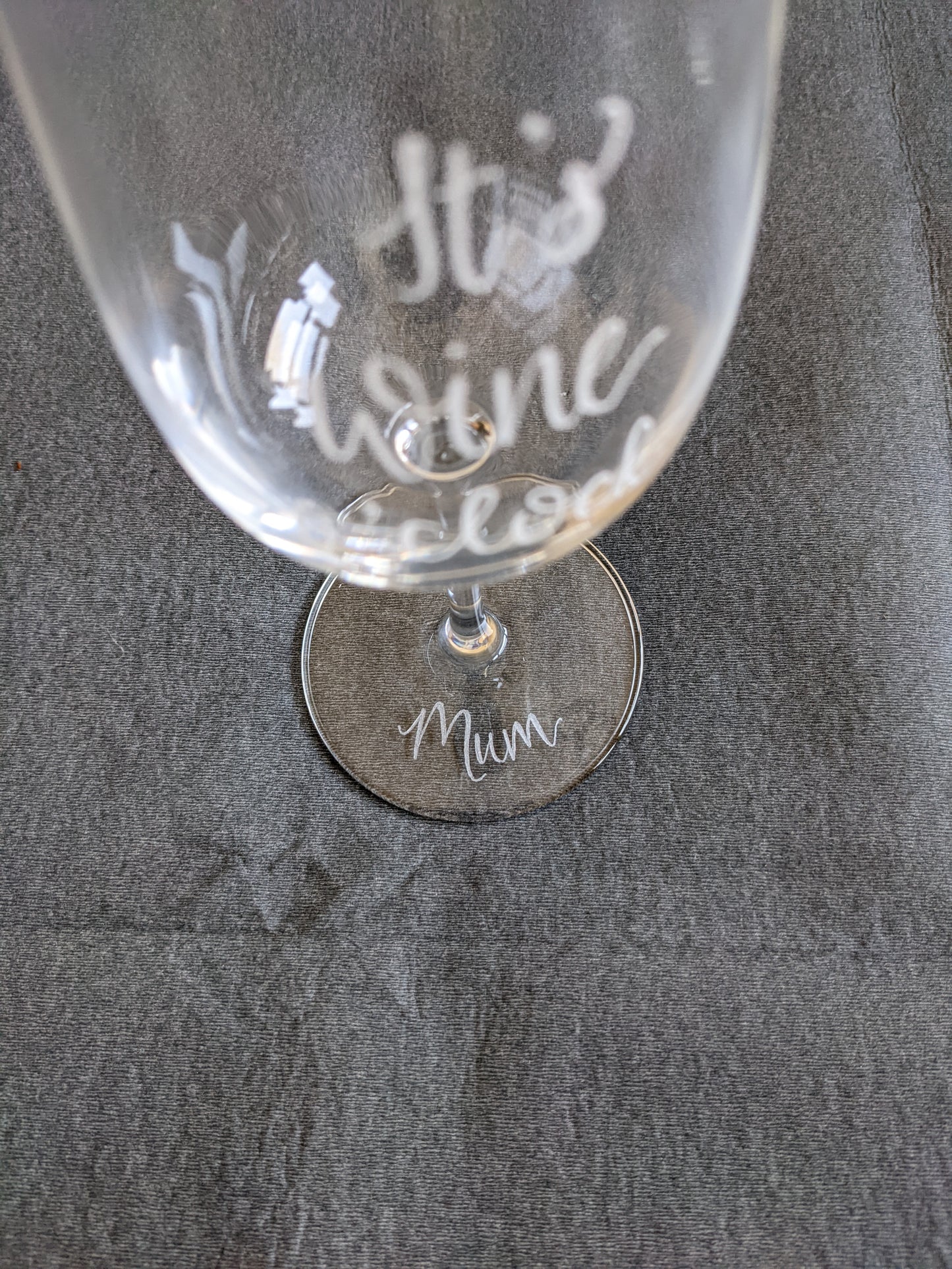 Engraved glasses