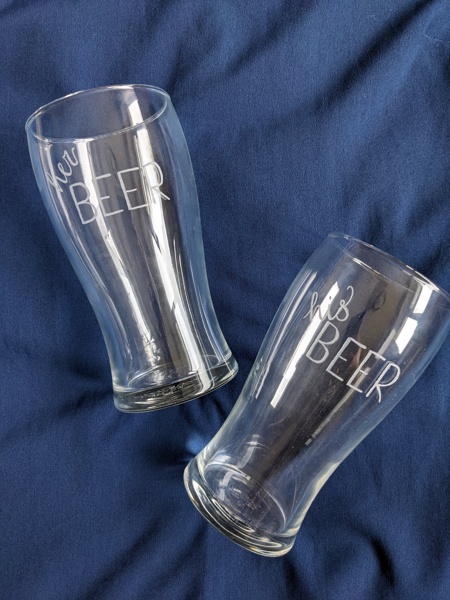 Engraved glasses