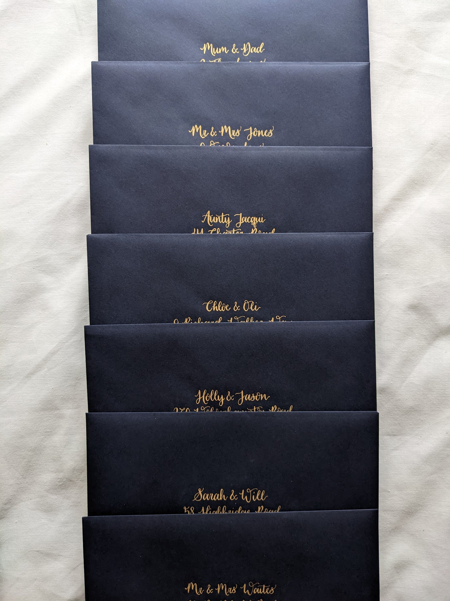Calligraphy envelopes