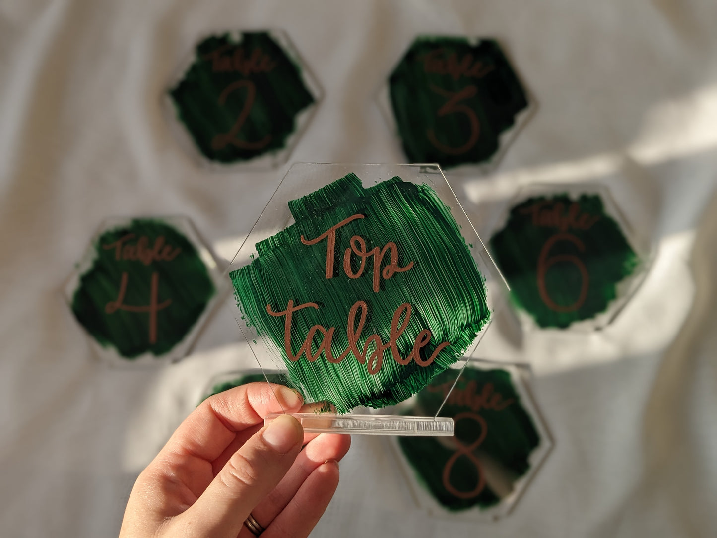 Acrylic table names/numbers
