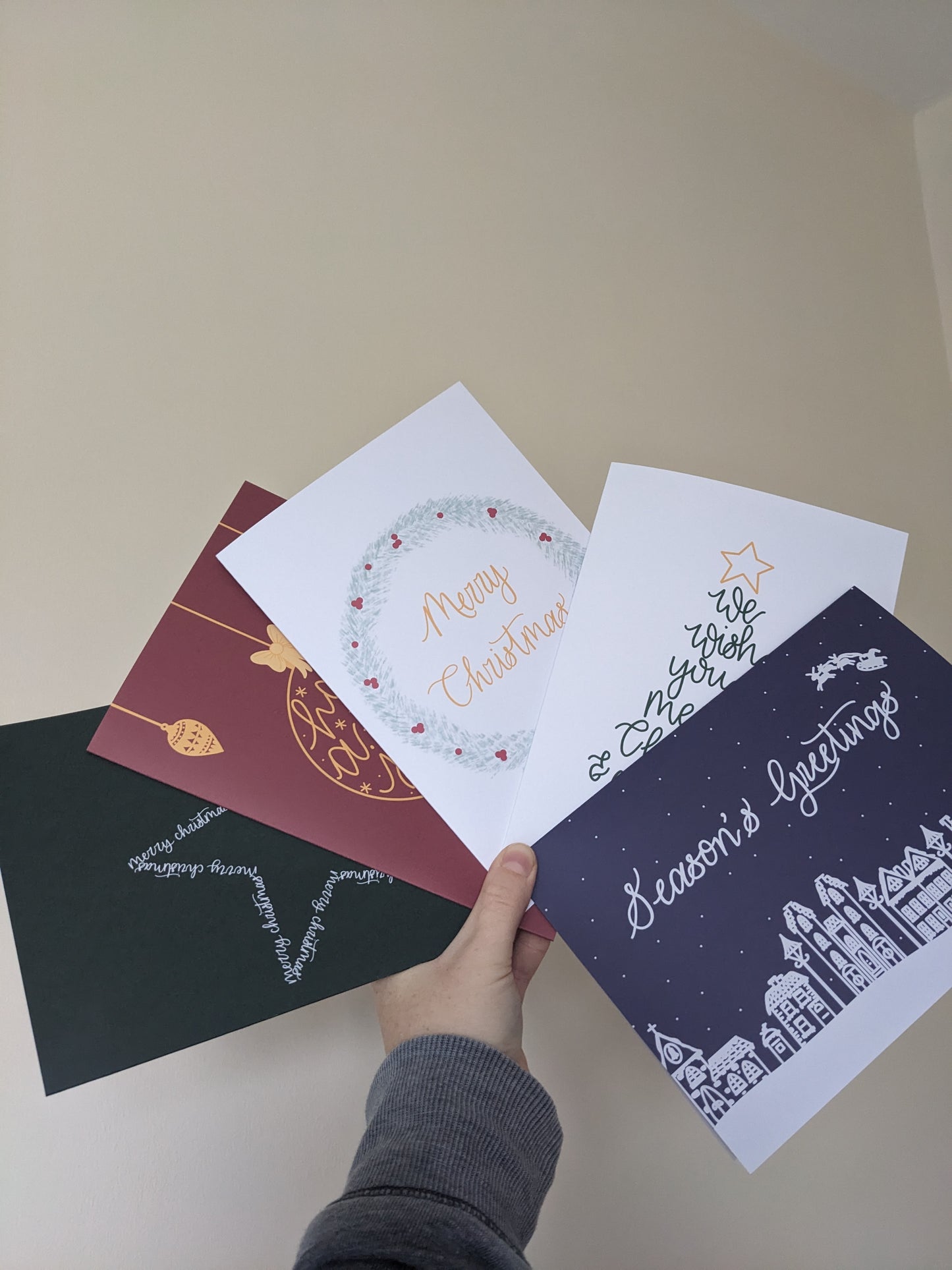 Christmas cards (pack of 5)