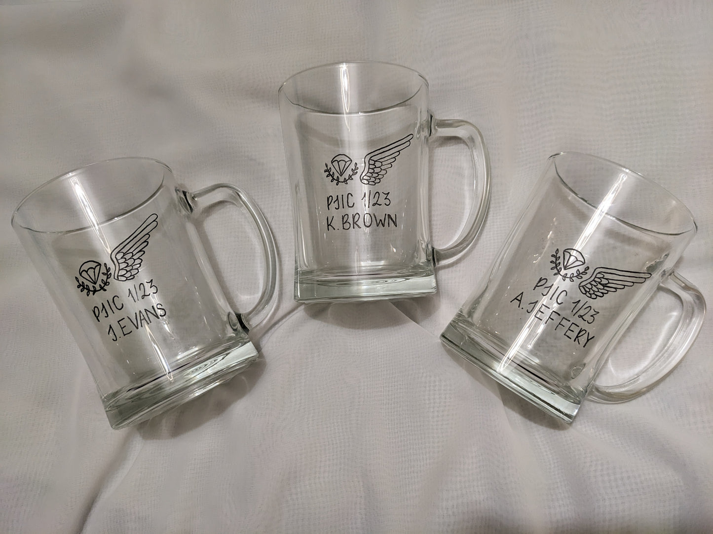 Engraved glasses