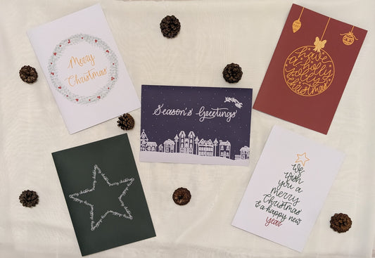 Christmas cards (pack of 5)