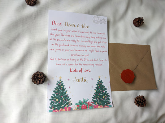 Santa and elf letters