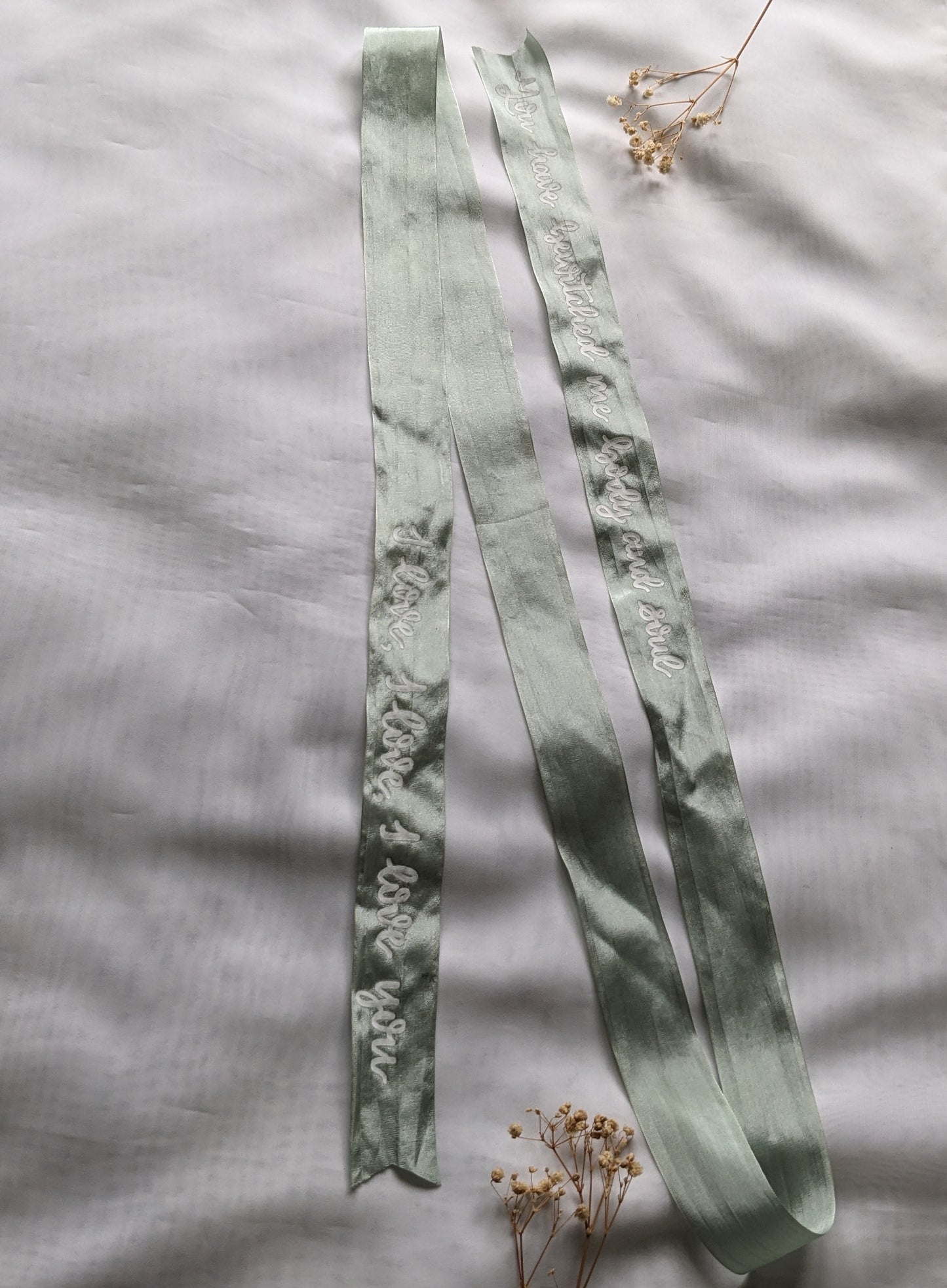 Calligraphy ribbons