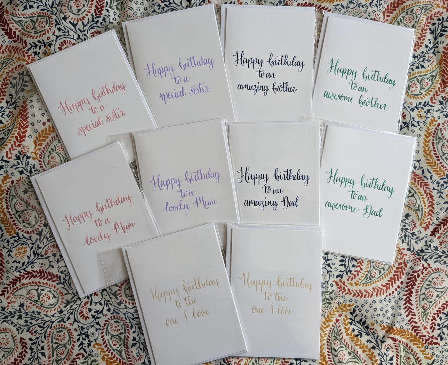 Birthday cards