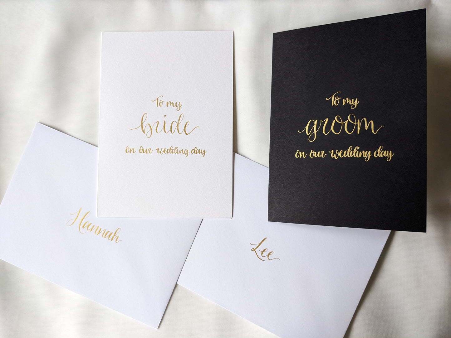 To my bride/to my groom card