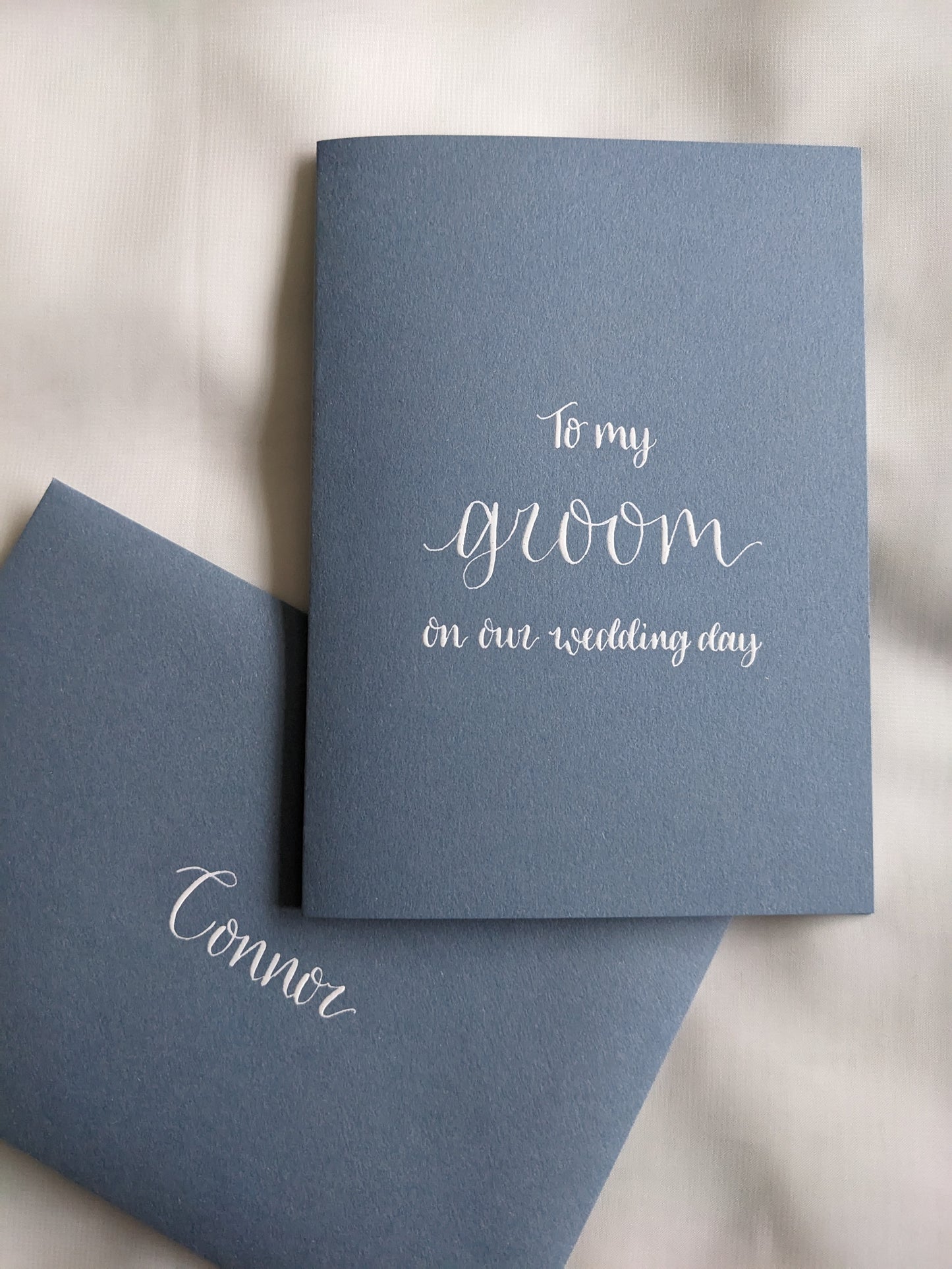 To my bride/to my groom card