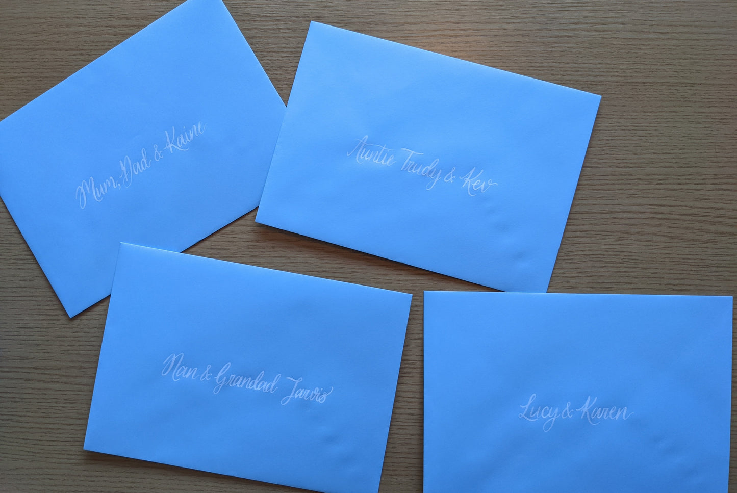 Calligraphy envelopes