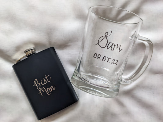 Offer - Hip flask and glass bundle