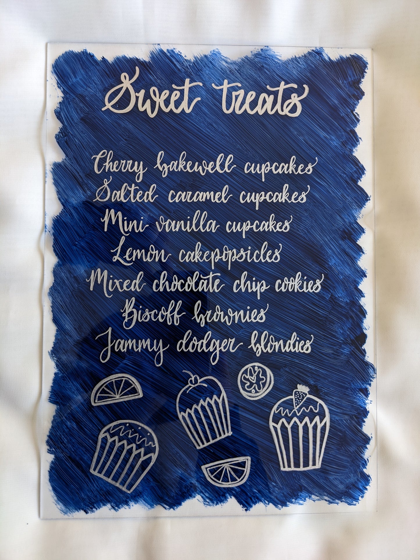 A4 acrylic wedding sign