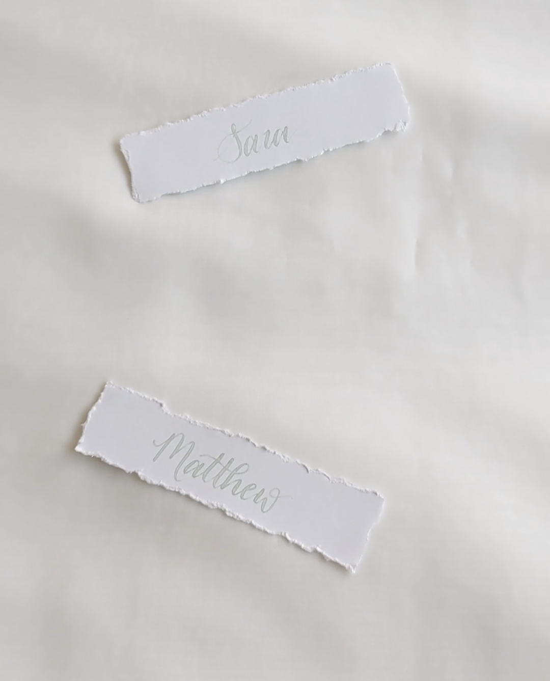 Deckled flat place names