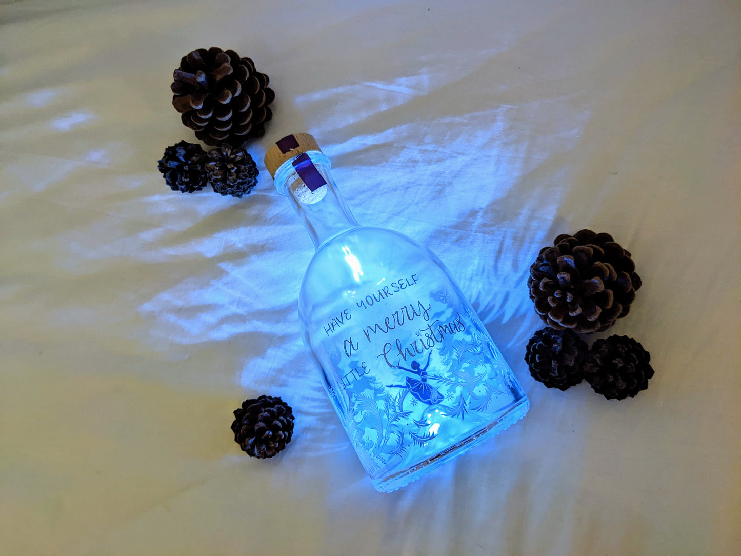 Alcohol engraving