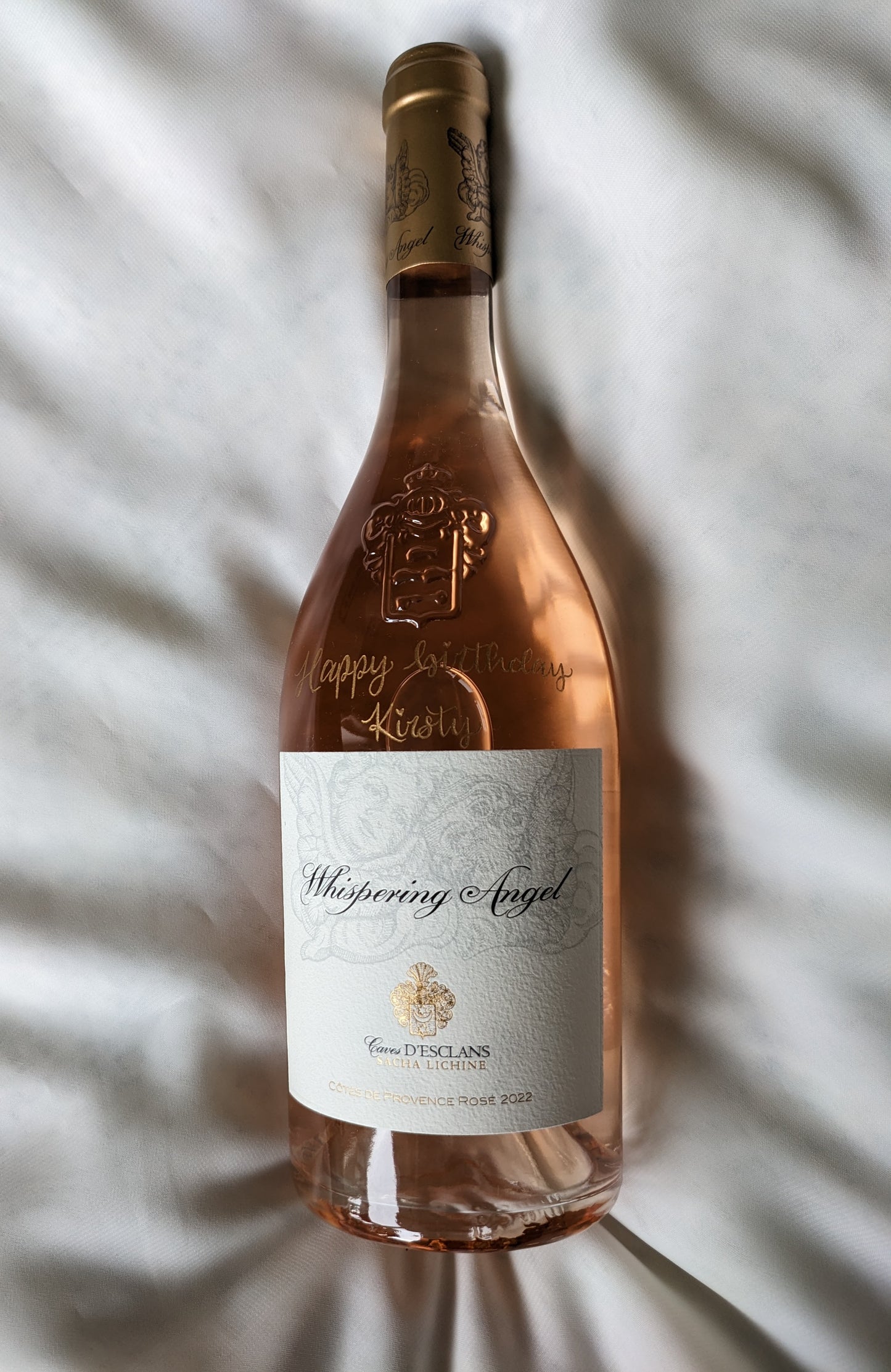 Alcohol engraving