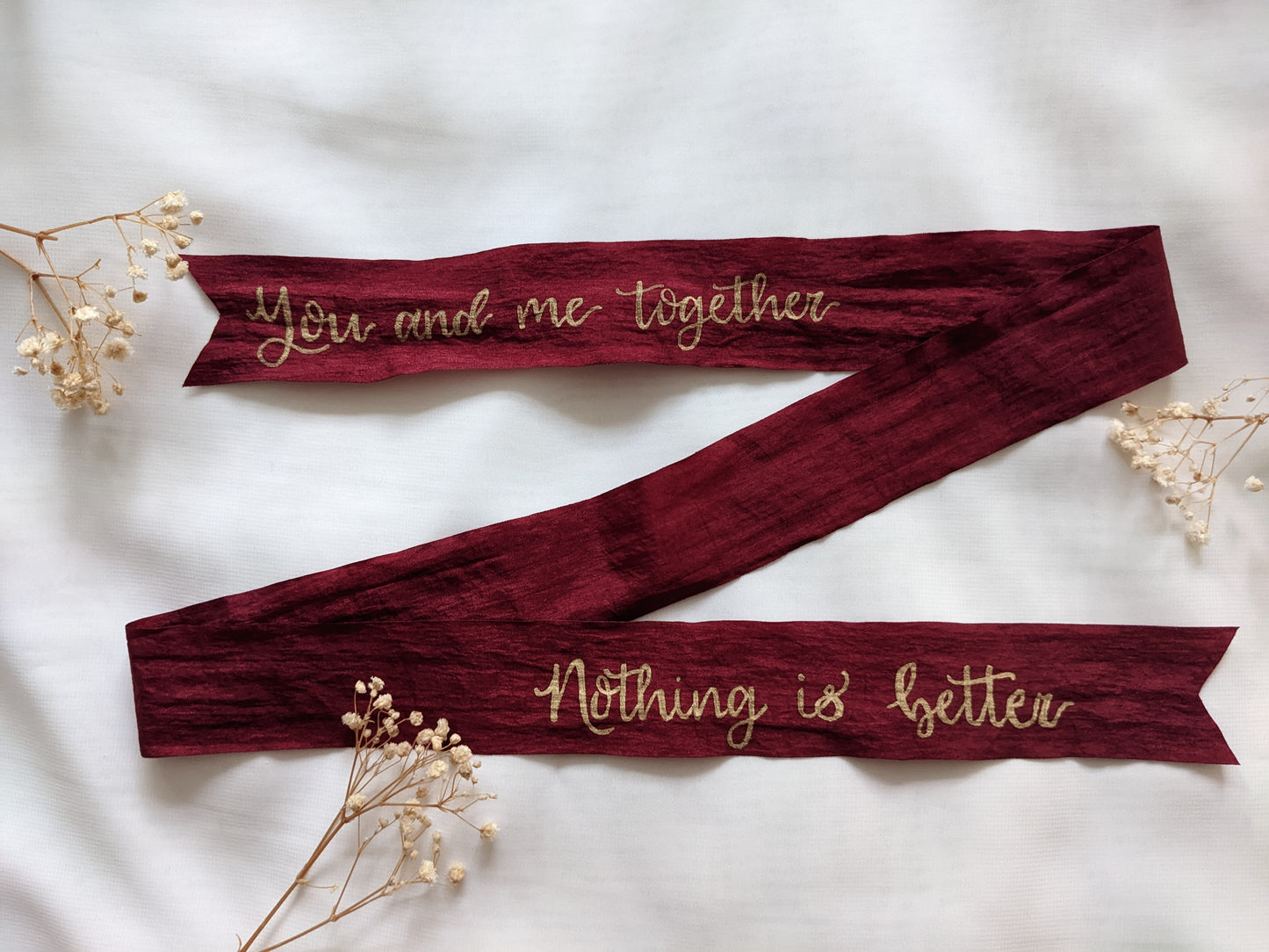 Calligraphy ribbons