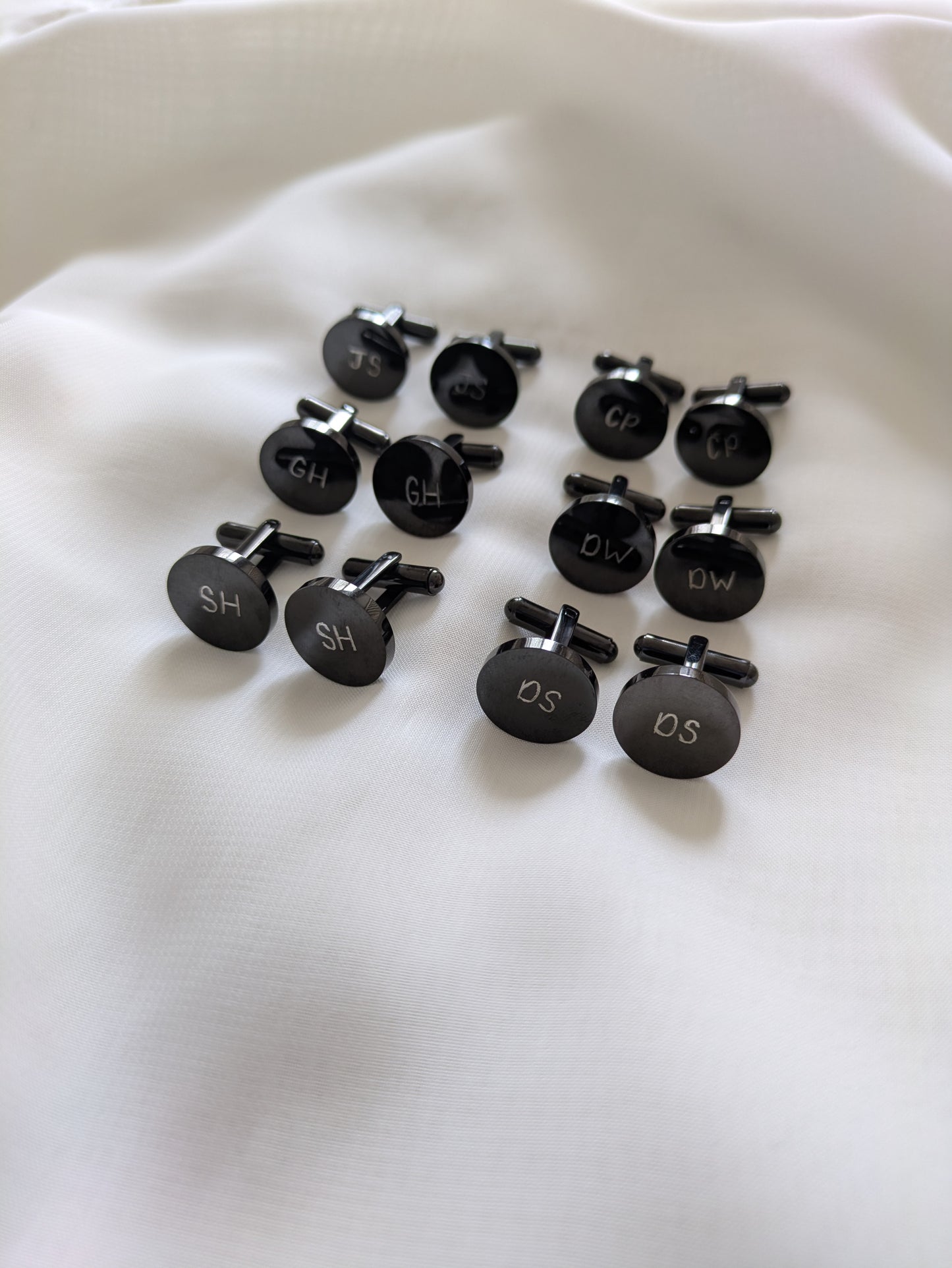 Engraved cufflinks