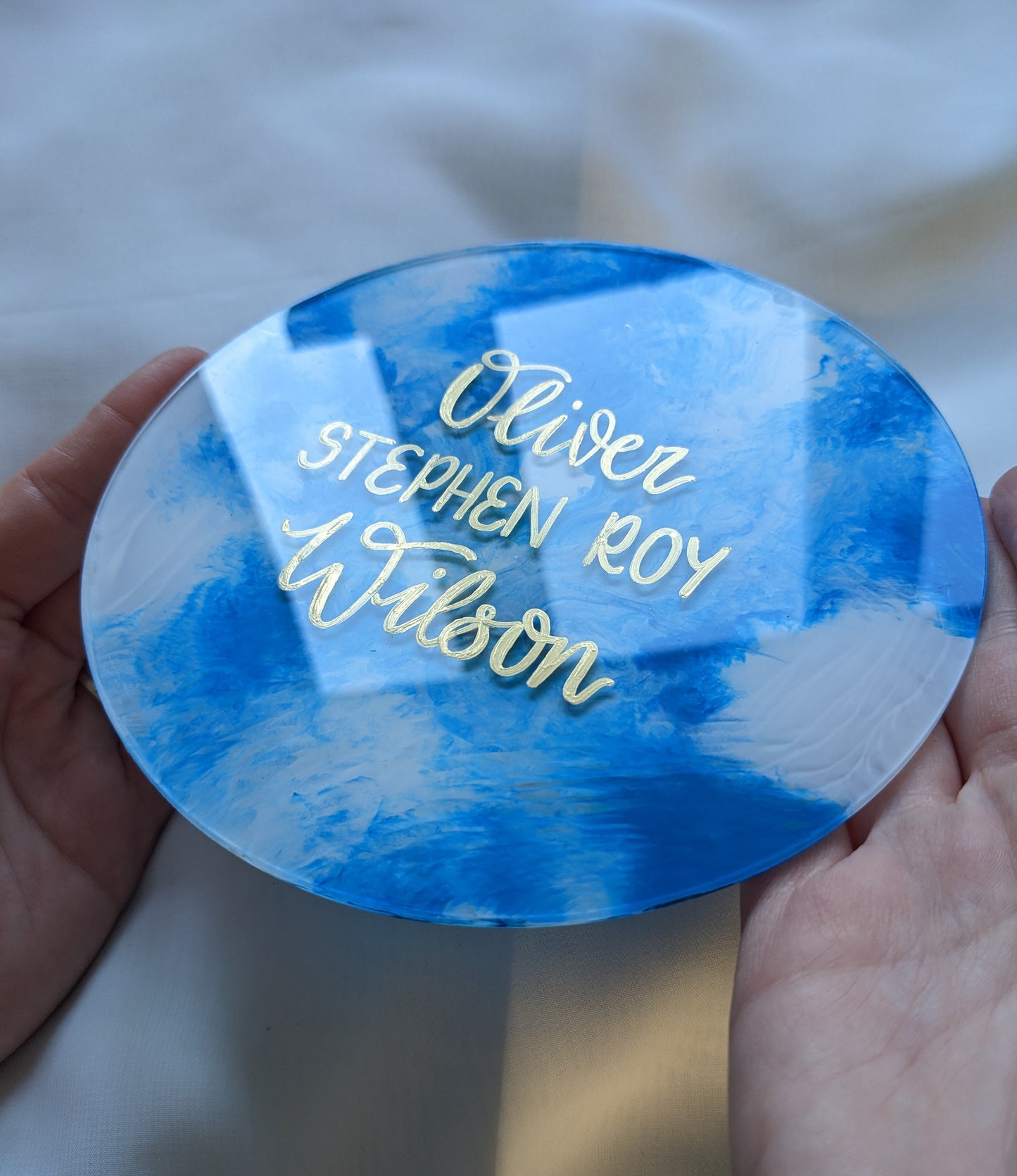 Acrylic announcement sign