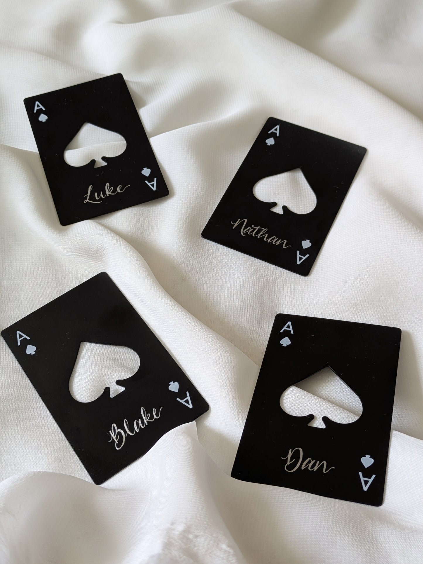 Engraved bottle opener