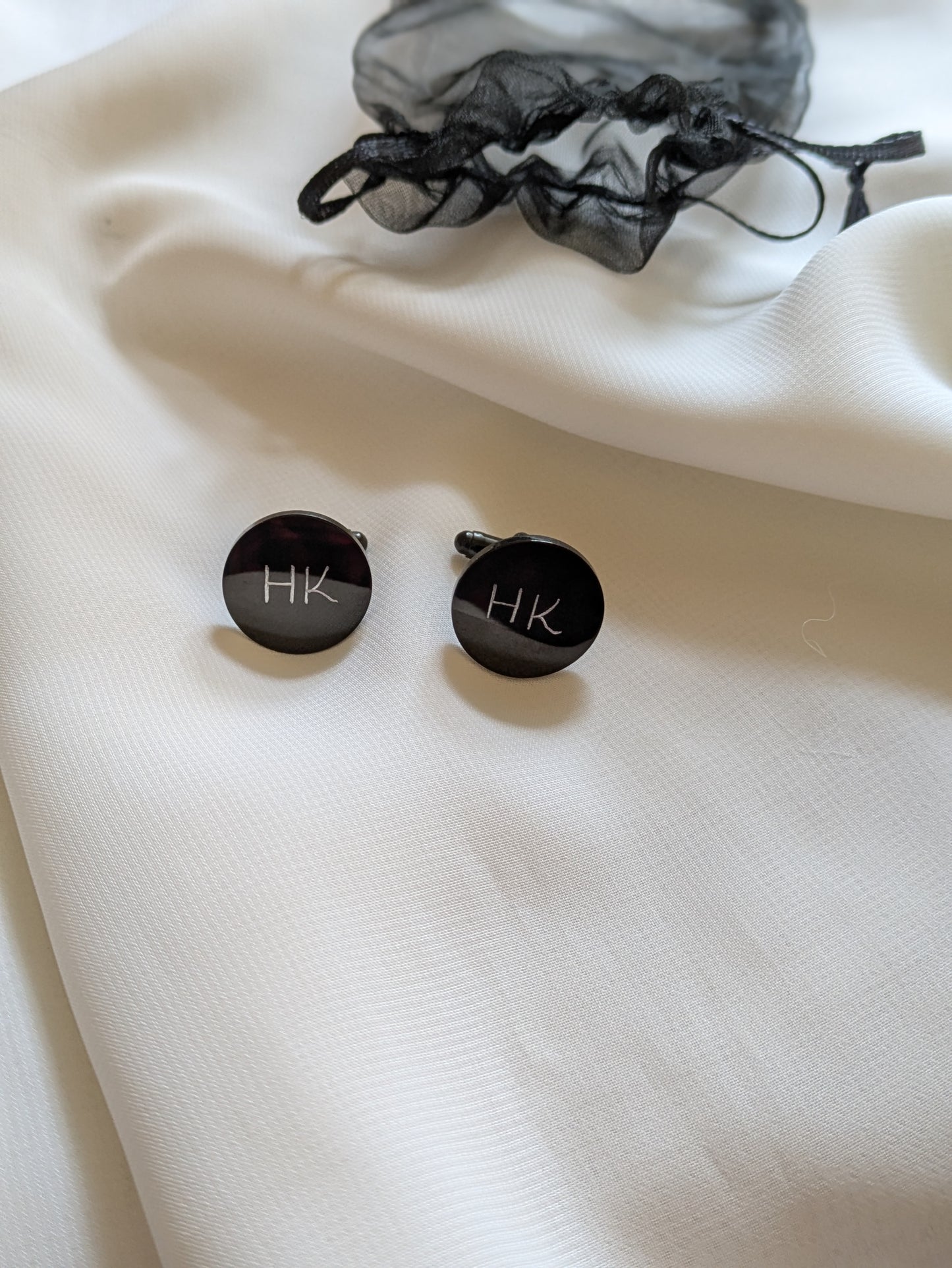 Engraved cufflinks