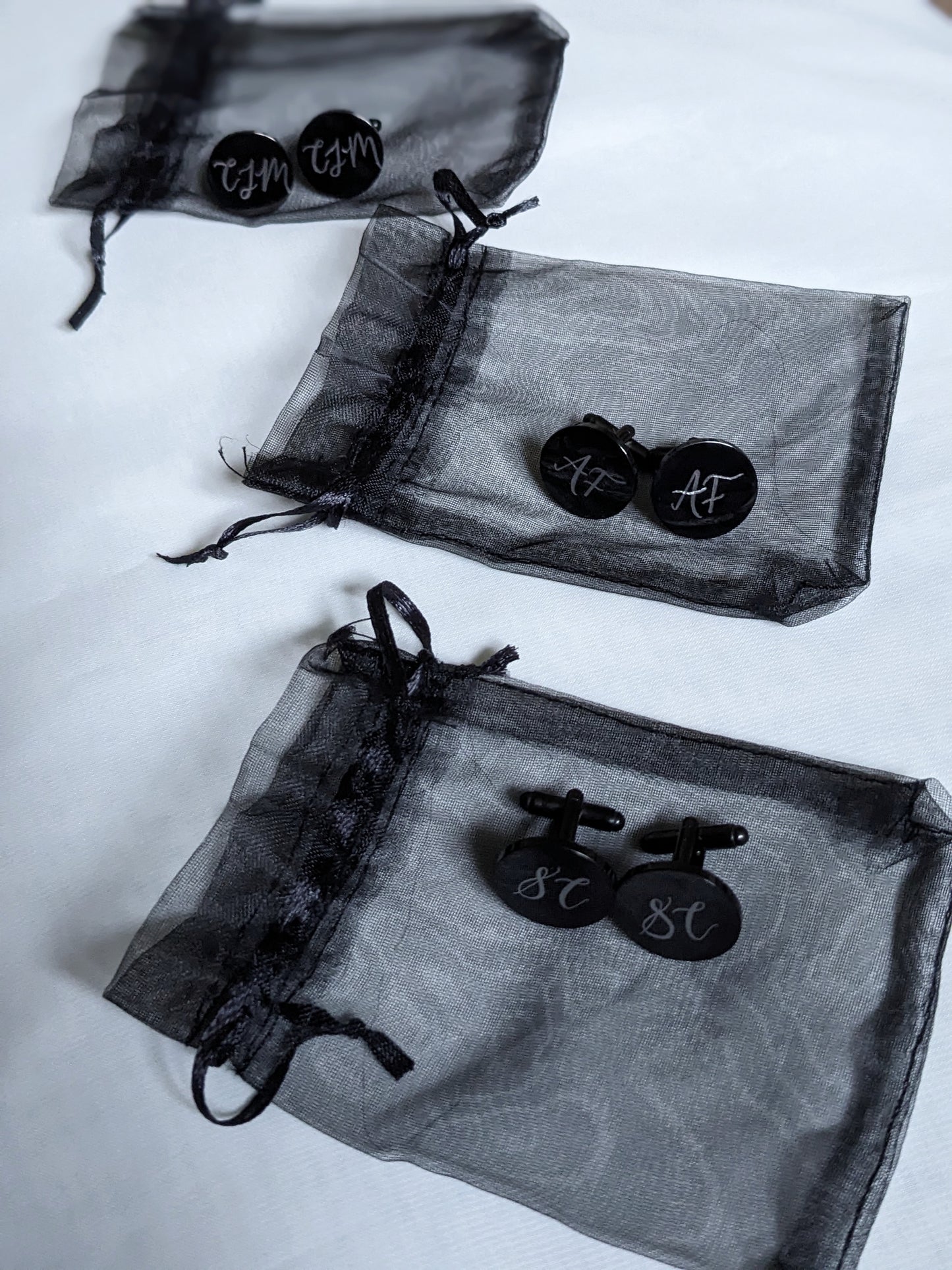 Engraved cufflinks